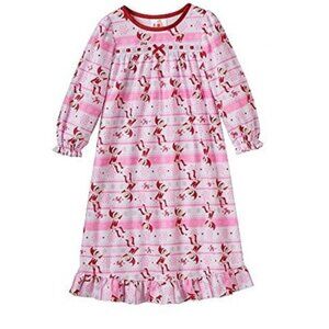 The Elf on the Shelf | Flannel Long Sleeve Clarice Nightgown | Size 4